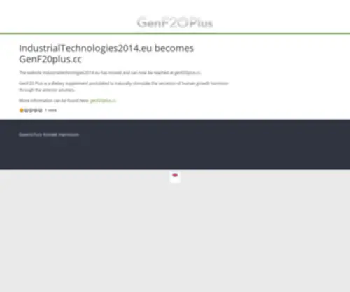 Industrialtechnologies2014.eu(Becomes GenF20plus.cc) Screenshot