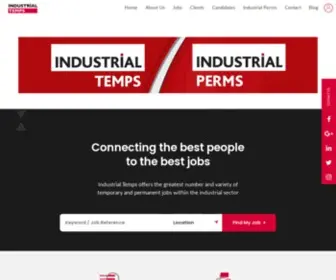 Industrialtemps.com(Industrial Temps) Screenshot