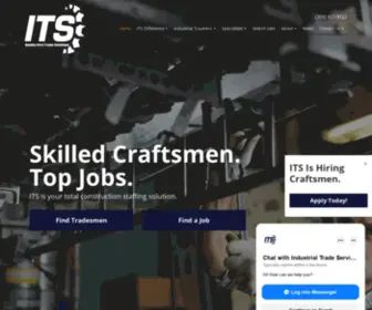 Industrialtradeservices.com(Construction and Skilled Trades Recruitment) Screenshot