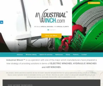 Industrialwinch.com(Electric, Hydraulic) Screenshot