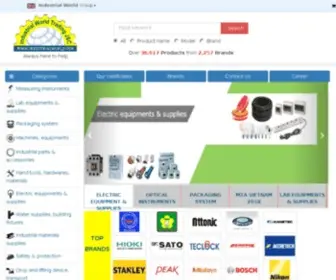 Industrialworld.com(Machines, Equipments, Tools, Spare Parts And Consumables) Screenshot
