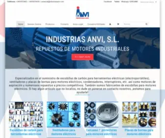 Industriasanvi.com(VENTA ONLINE DE REPUESTOS DE MOTORES INDUSTRIALES) Screenshot