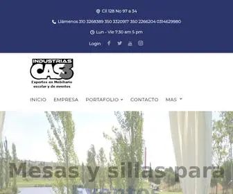 Industriascas3.com(Muebles Escritorio) Screenshot