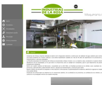 Industriasdelarosa.com(Maquinaria Oleícola) Screenshot