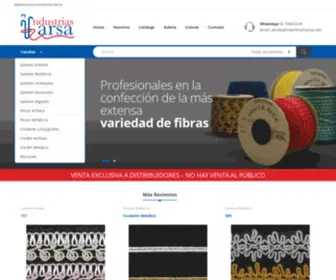 Industriasharsa.com(Industrias Harsa) Screenshot