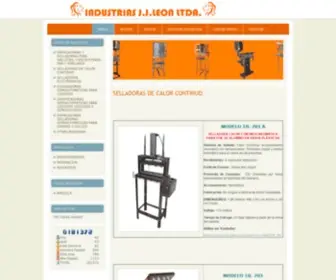 IndustriasjjLeon.com(TODO EN SELLADORAS DOSIFICADORAS) Screenshot