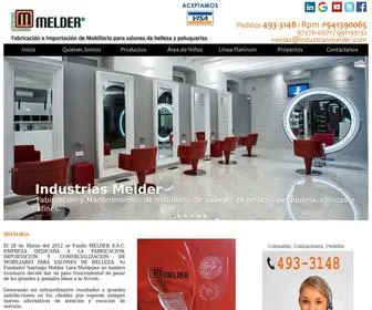 Industriasmelder.com(Industrias Melder ::: Fabircación y Mantenimiento de mobiliario de salones de belleza) Screenshot