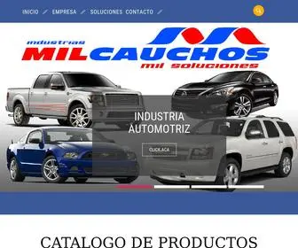 Industriasmilcauchos.com(Mil Cauchos Bucaramanga) Screenshot