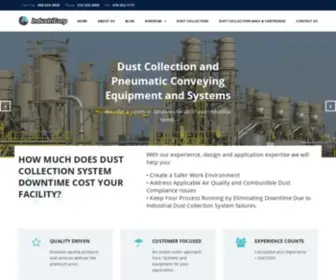 Industricorp.com(Industrial Dust Collectors) Screenshot