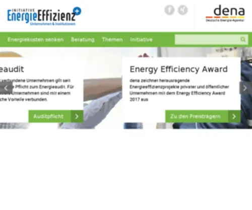 Industrie-Energieeffizienz.de(Industrie Energieeffizienz) Screenshot