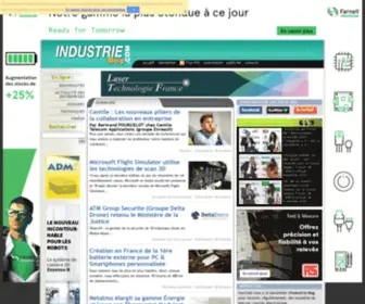 Industrie-Mag.com(Version online du journal Industrie Mag) Screenshot