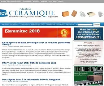 Industrieceramique.com(ICV • Industrie céramique) Screenshot