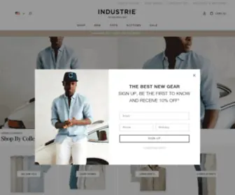Industrie.com.au(Industrie Clothing Pty Ltd) Screenshot