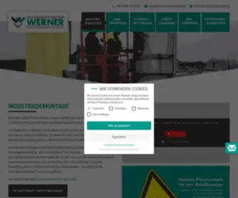 Industriedemontage.de(Werner System) Screenshot