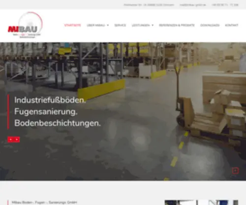 Industriefussboeden.com(Industriefußboden) Screenshot