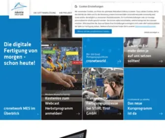 Industrieinformatik.com(Die digitale Fertigung von morgen) Screenshot