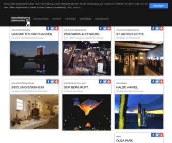 Industriekultur-OB.de(Industriekultur Oberhausen) Screenshot