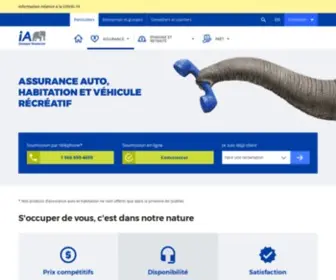 Industrielleallianceauto.com(Assurance véhicule) Screenshot