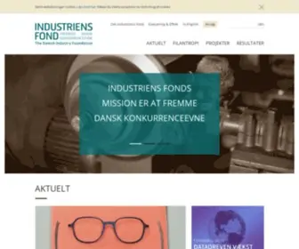 Industriensfond.dk(Industriens Fond) Screenshot