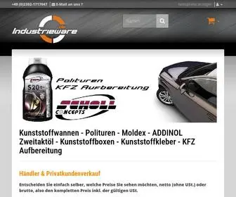 Industrieware.de(Kunststoffwannen) Screenshot