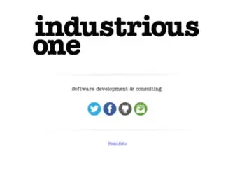 Industriousone.com(Industrious One) Screenshot