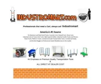 Industromart.com(Industrial Carts and Trucks) Screenshot
