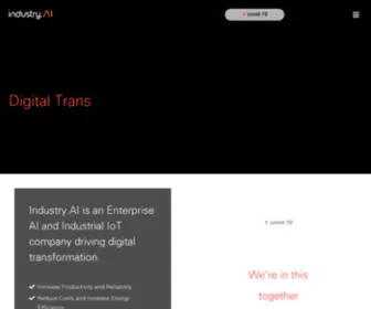 Industry-AI.com(Enterprise AI and Industrial IoT company) Screenshot