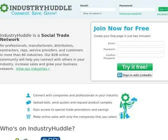 Industryhuddle.com(IndustryHuddle) Screenshot