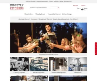 Industrykitchens.com.au Screenshot