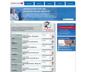 Industryleads.com(Lieferanten für CNC Lohnfertigung gesucht) Screenshot