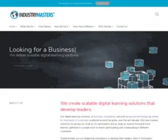 Industrymasters.com(IndustryMasters Business Simulations) Screenshot