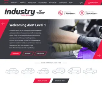 Industrymotors.co.nz(Industrymotors) Screenshot