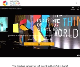 Industryofthingsworldusa.com(The leading Industrial IoT event in the USA) Screenshot