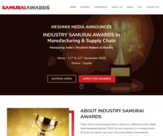 Industrysamurai.com(Samurai Awards) Screenshot