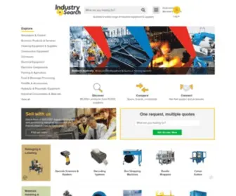 Industrysearch.com.au(Australia's largest industrial equipment marketplace) Screenshot