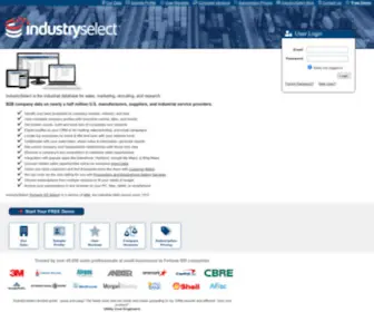 Industryselect.com(Industryselect) Screenshot