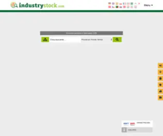 Industrystock.com.br(Plataforma global do setor B2B para vendas) Screenshot