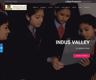 Indusvalleycollege.com(Indus Valley) Screenshot