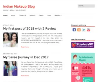 Indyabeauty.com(Indian Makeup Blog) Screenshot