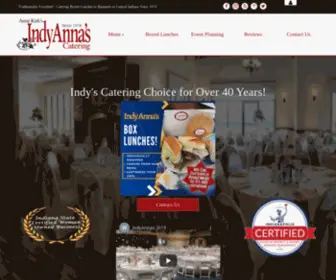 Indyanna.com(Indy Anna's Catering) Screenshot