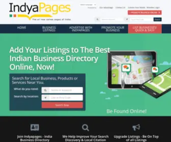 Indyapages.com(#1 Indian Business Directory Online) Screenshot