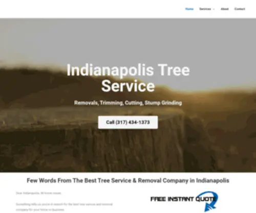Indybesttreeservice.com(Tree Service) Screenshot