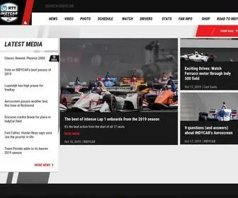 Indycar.com(The Official Site of the NTT INDYCAR SERIES) Screenshot