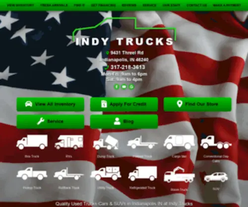 Indycarsandtrucks.com(Used Cars Indianapolis IN) Screenshot