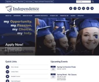Indycc.edu(Independence Community College) Screenshot