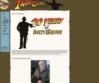 Indygear.com(Celebrating Raiders 30th) Screenshot