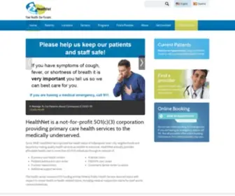 Indyhealthnet.org(HealthNet) Screenshot