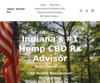 Indyhemprx.com(Indy Hemp Rx) Screenshot
