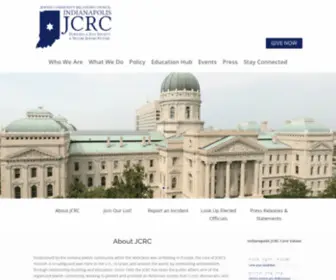 IndyjCRC.org(We initiate change) Screenshot