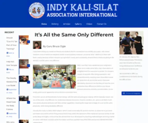 Indykalisilat.com(Indy Kali) Screenshot